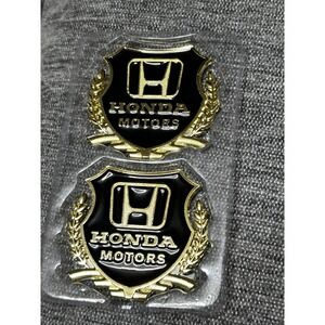 2Pc RARE JDM Vintage Honda Motors  Emblem EG6‎ EG9 EF9 CRX DC2 Delsol EF8 EK9